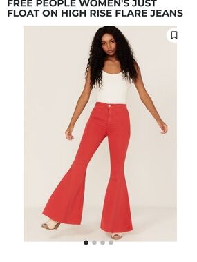 Free People Just Float On High-Rise flare Jeans